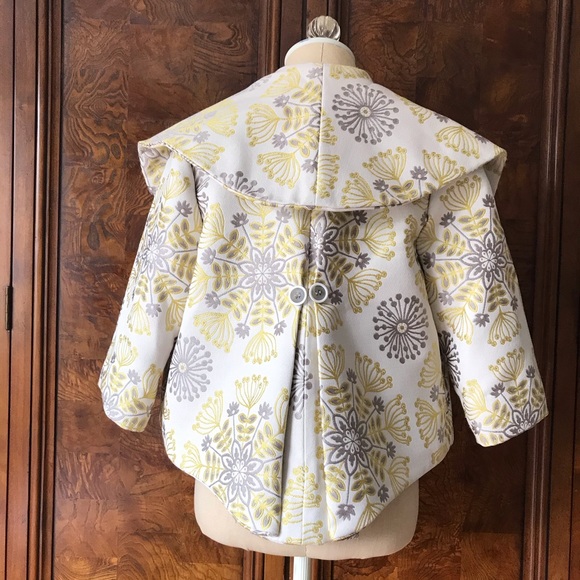 Cropped Floral Jacquard Jacket - Picture 5 of 5